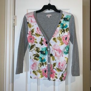 Floral Print Cardigan